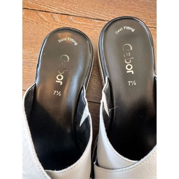 Gabor Women's Berwick Mules Sandals Size 7.5 (RUNS BIG LIKE 9) - Picture 3 of 6